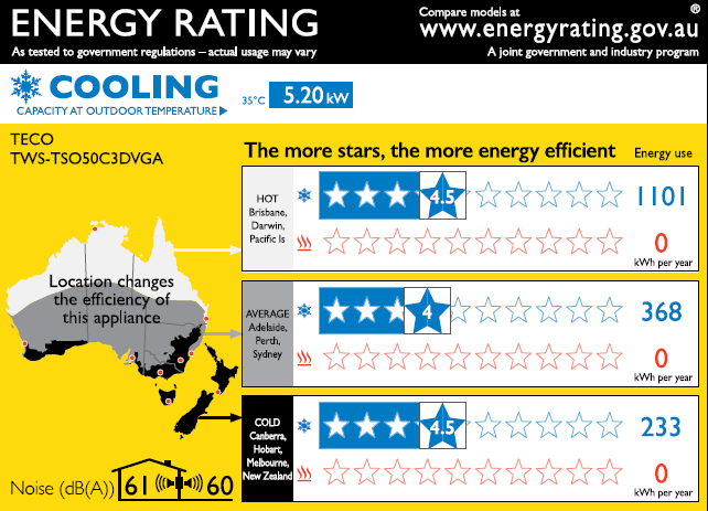5kW Inverter Cool Only