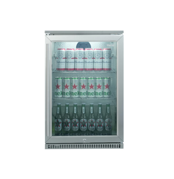 118L Single Door Alfresco Stainless Steel Bar Fridge